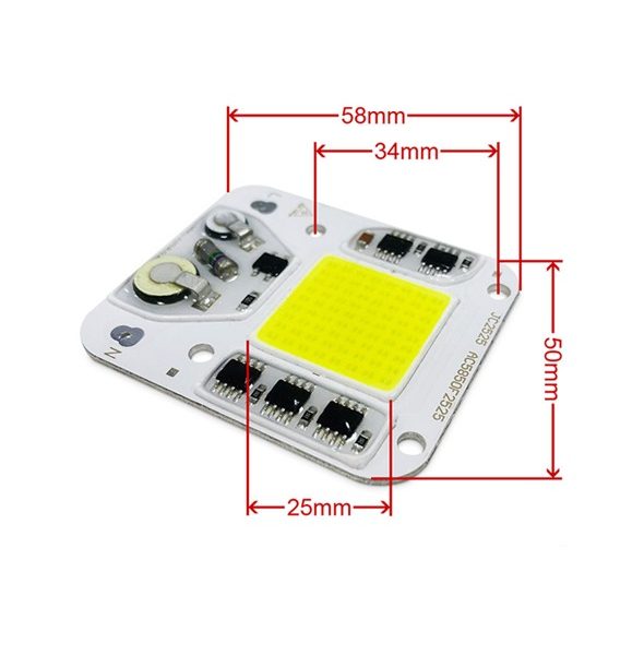چیپ 50W پرژکتوری سنسور دار