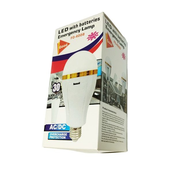 لامپ شارژی 30 وات (AC-DC)