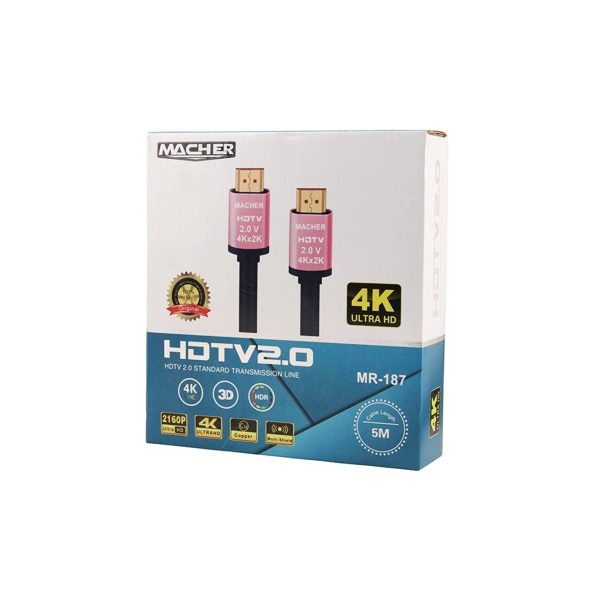 کابل MACHER) 4K-HDMI) طول 5 متر